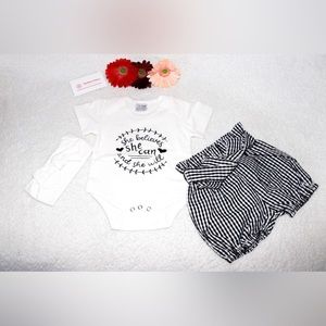 She Believes She Can 3 Piece Set